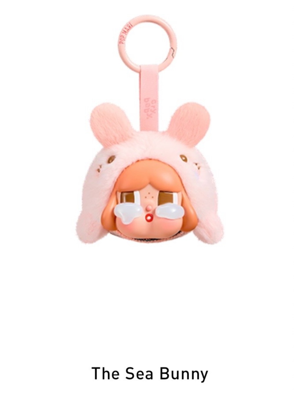 The Sea Bunny Pink Plush Keychain Charm
